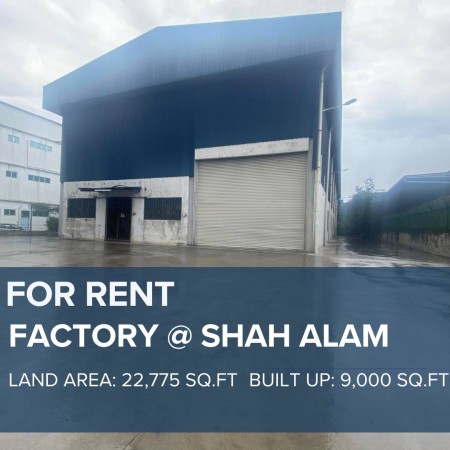 Detached Factory For Rent at Mah sing Integrated Industrial Park