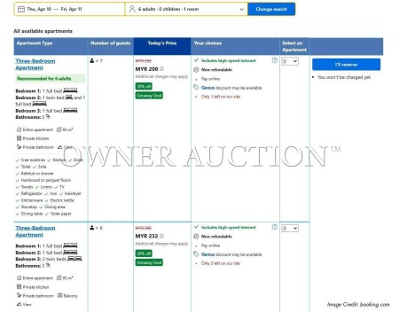 Apartment for Auction