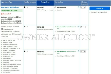 Apartment for Auction