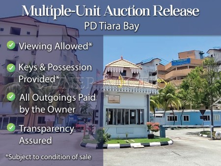 Apartment For Auction at PD Tiara Bay Apartment