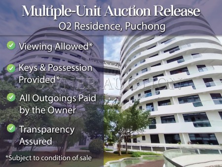 Serviced Residence For Auction at O2 Residence