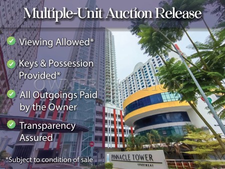 Serviced Residence For Auction at The Pinnacles