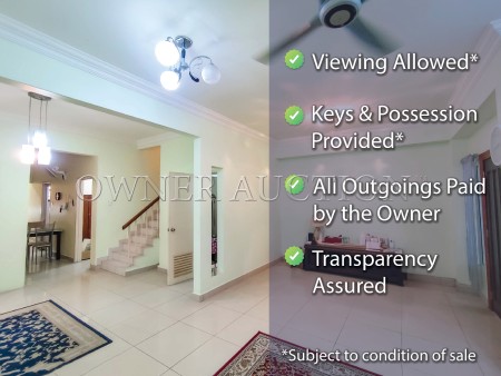 Terrace House For Auction at Taman Megah 2
