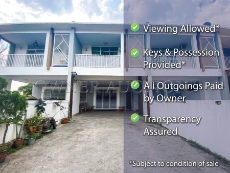 Terrace House For Auction at Taman Meru