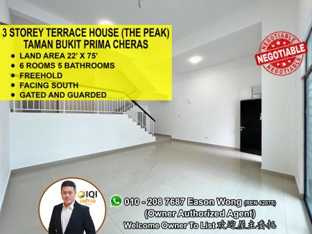 Terrace House For Sale at The Peak
