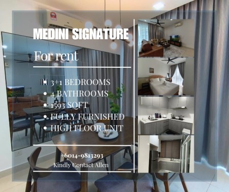 Condo For Rent at Medini Signature
