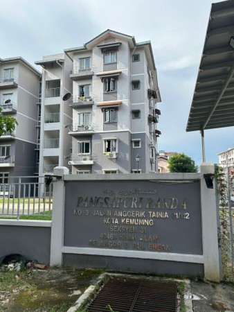 Apartment For Sale at Pangsapuri Randa