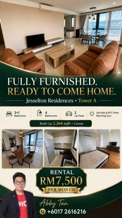Condo For Rent at Jesselton Residences