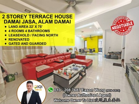 Terrace House For Sale at Damai Jasa