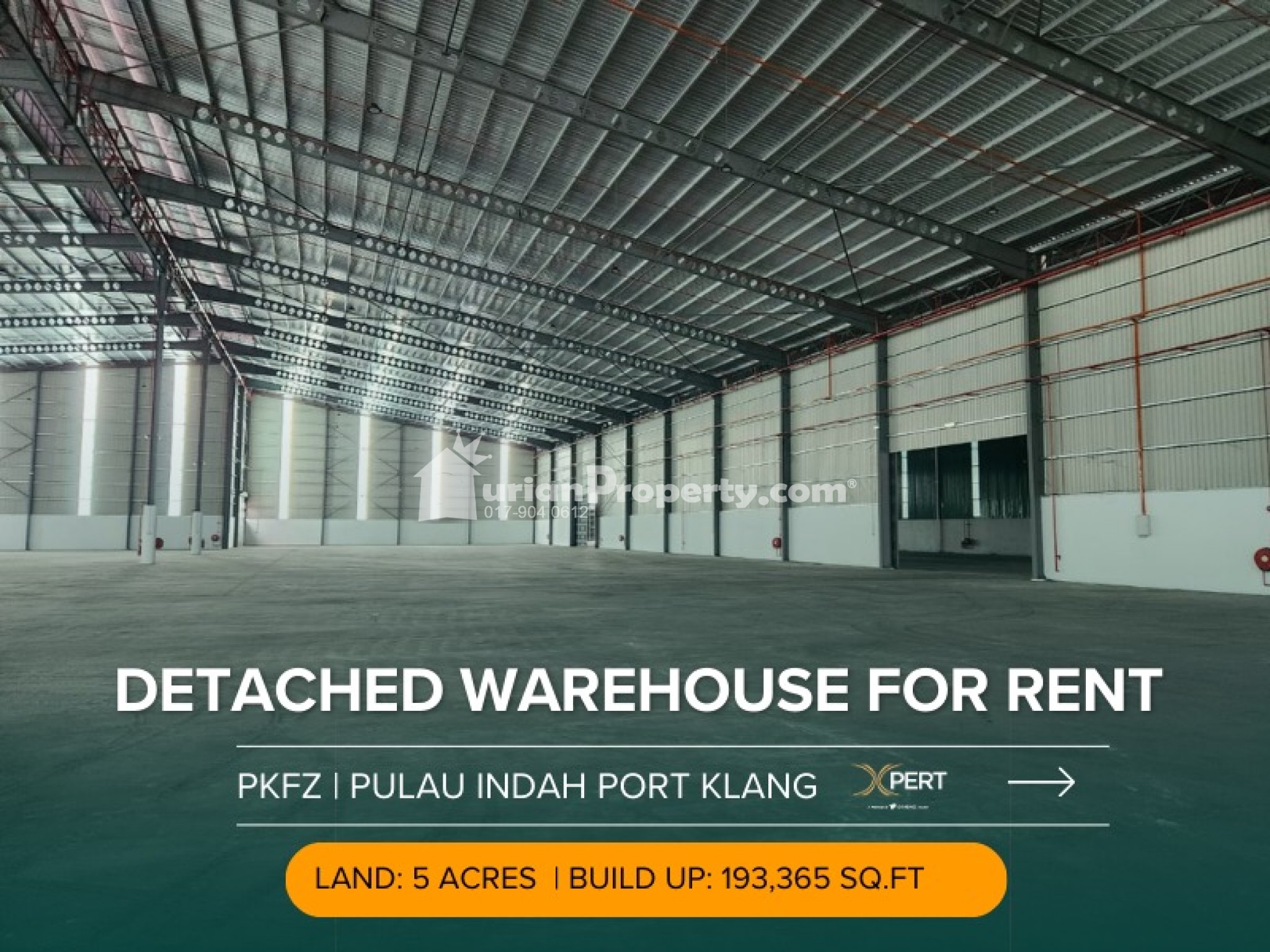 Detached Warehouse For Rent at Kawasan Perindustrian Klang Utama