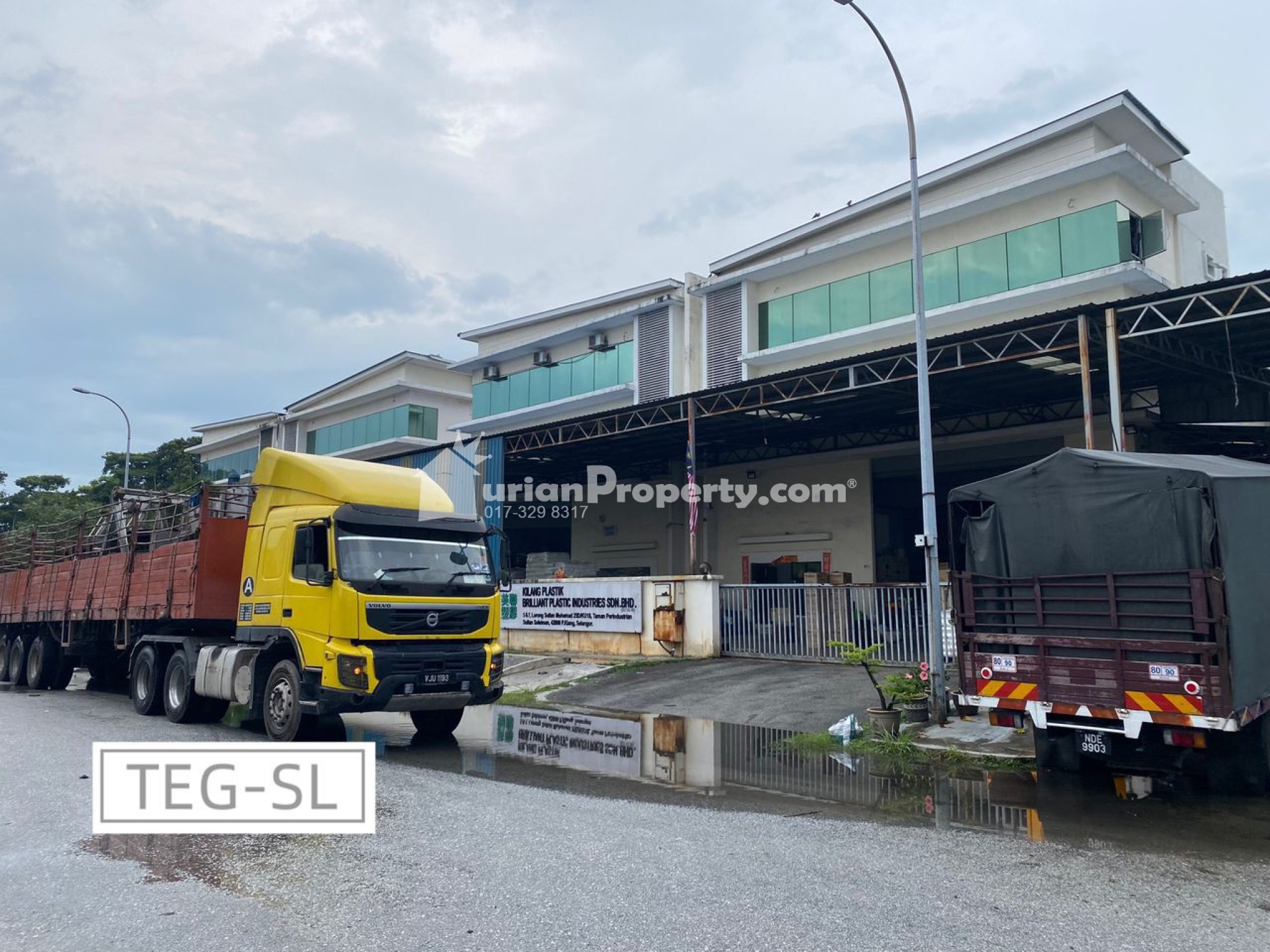 Detached Factory For Sale at Kawasan Perindustrian Bandar Sultan Suleiman