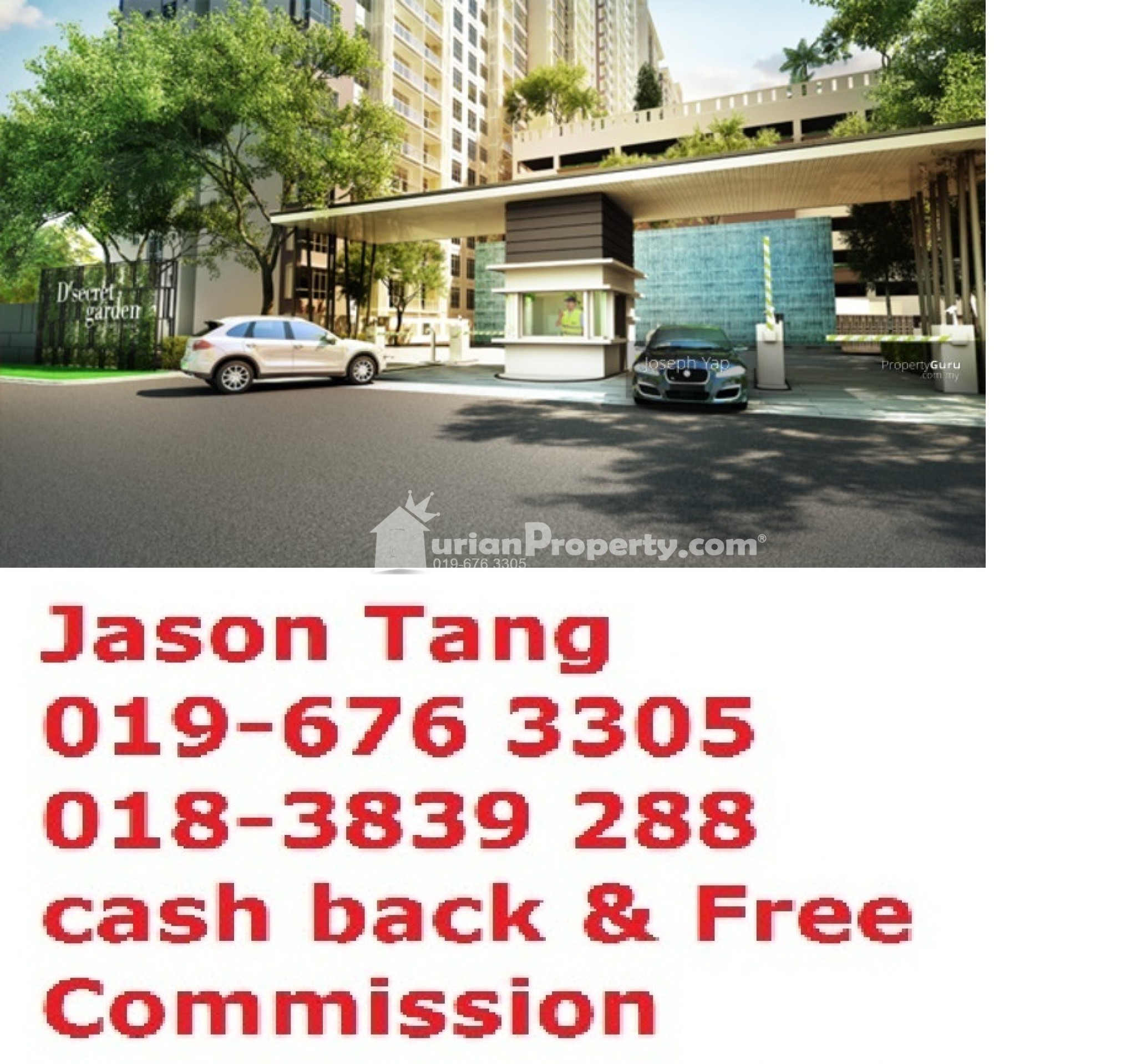 Apartment For Sale at D'Secret Garden