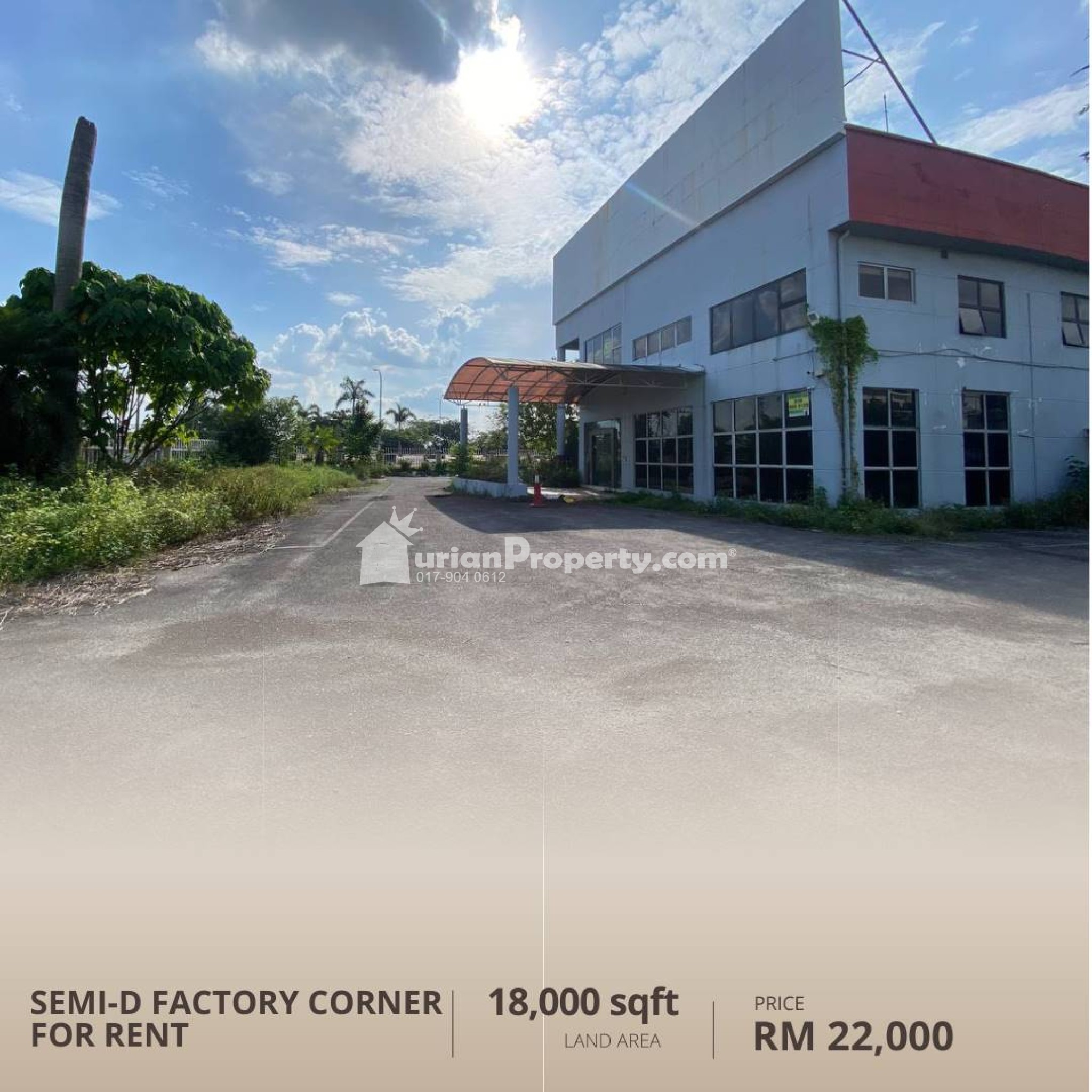 Detached Factory For Sale at Kampung Baru Subang