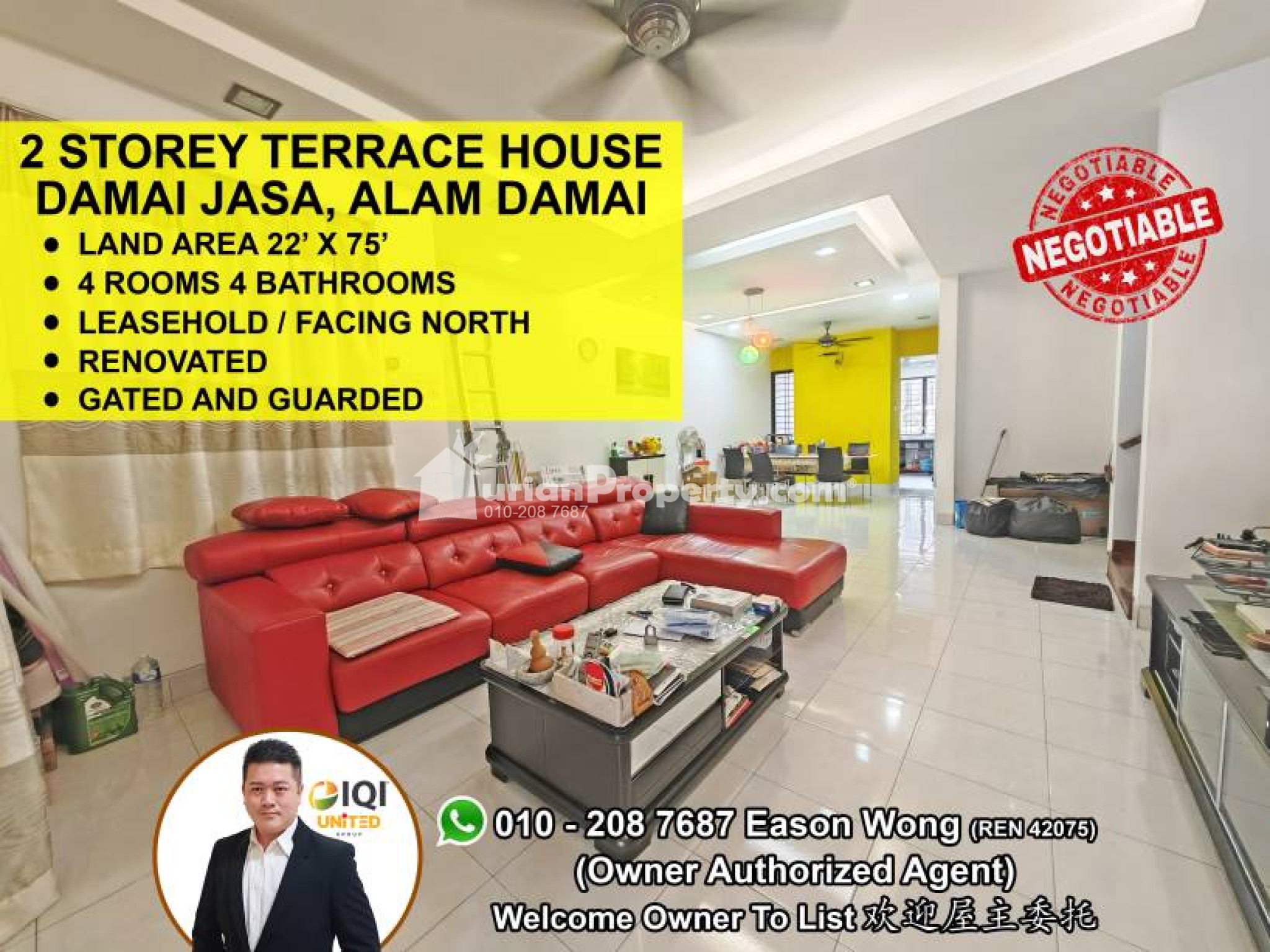 Terrace House For Sale at Damai Jasa